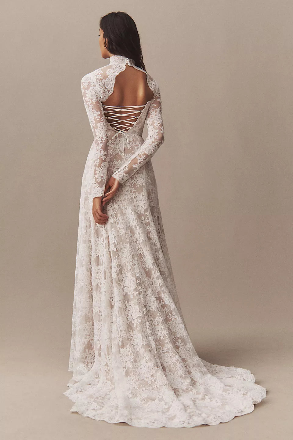 V. Chapman Whitby Long-Sleeve Wedding Gown