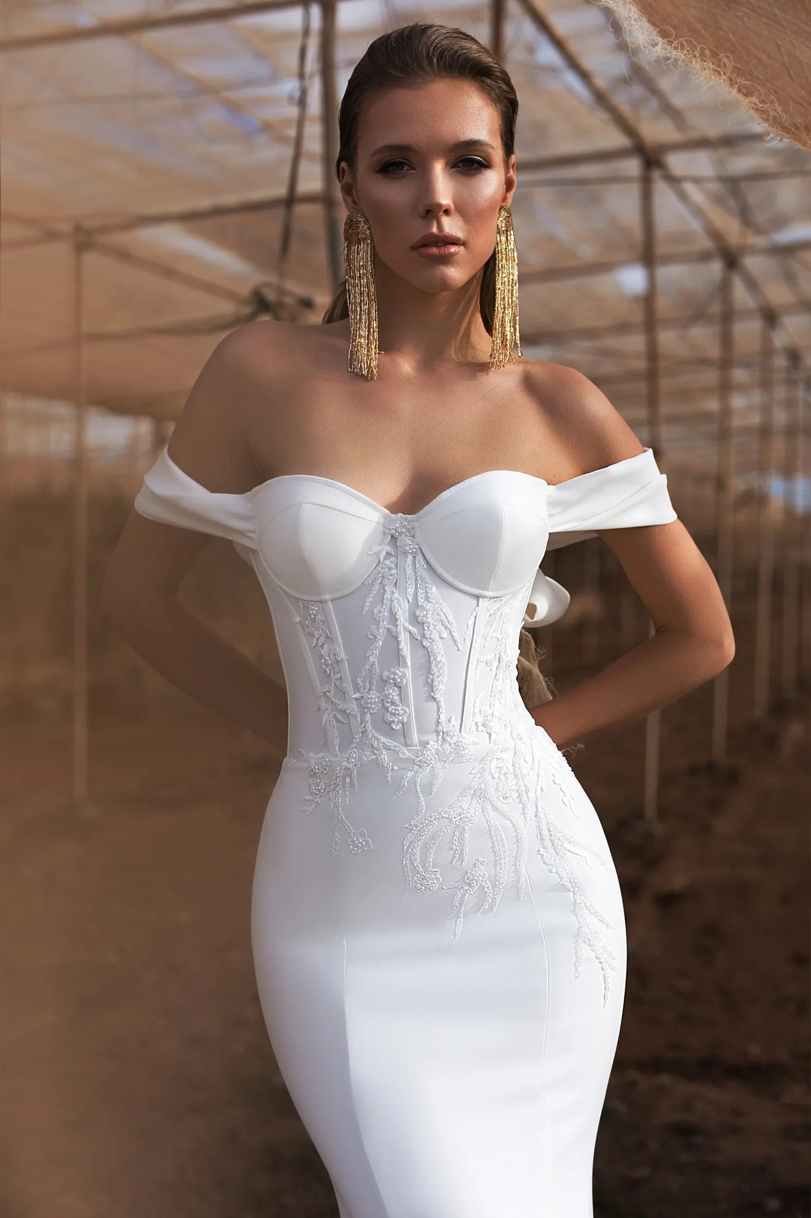 Elegante sexy sexy sirenette da sposa abito da sposa abito decalcomania giardino romantico abito da sposa da sposa abito personalizzato personalizzato nuovo