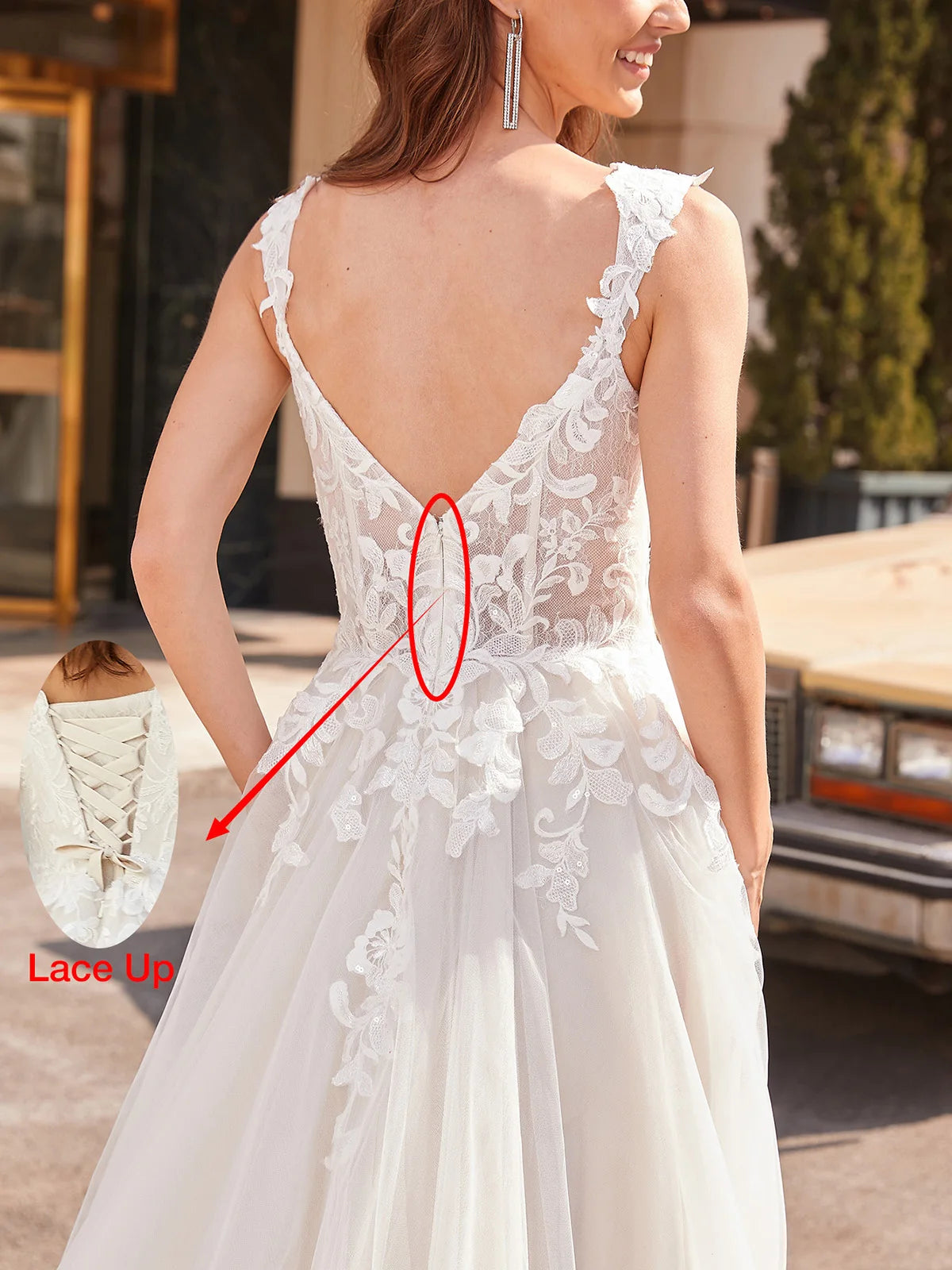 Luxury Cup Sleeves Lace Wedding Dresses Long 2024 Illusion Top Ball Gown Tulle Bridal Gowns for Women Ball Gown with Train