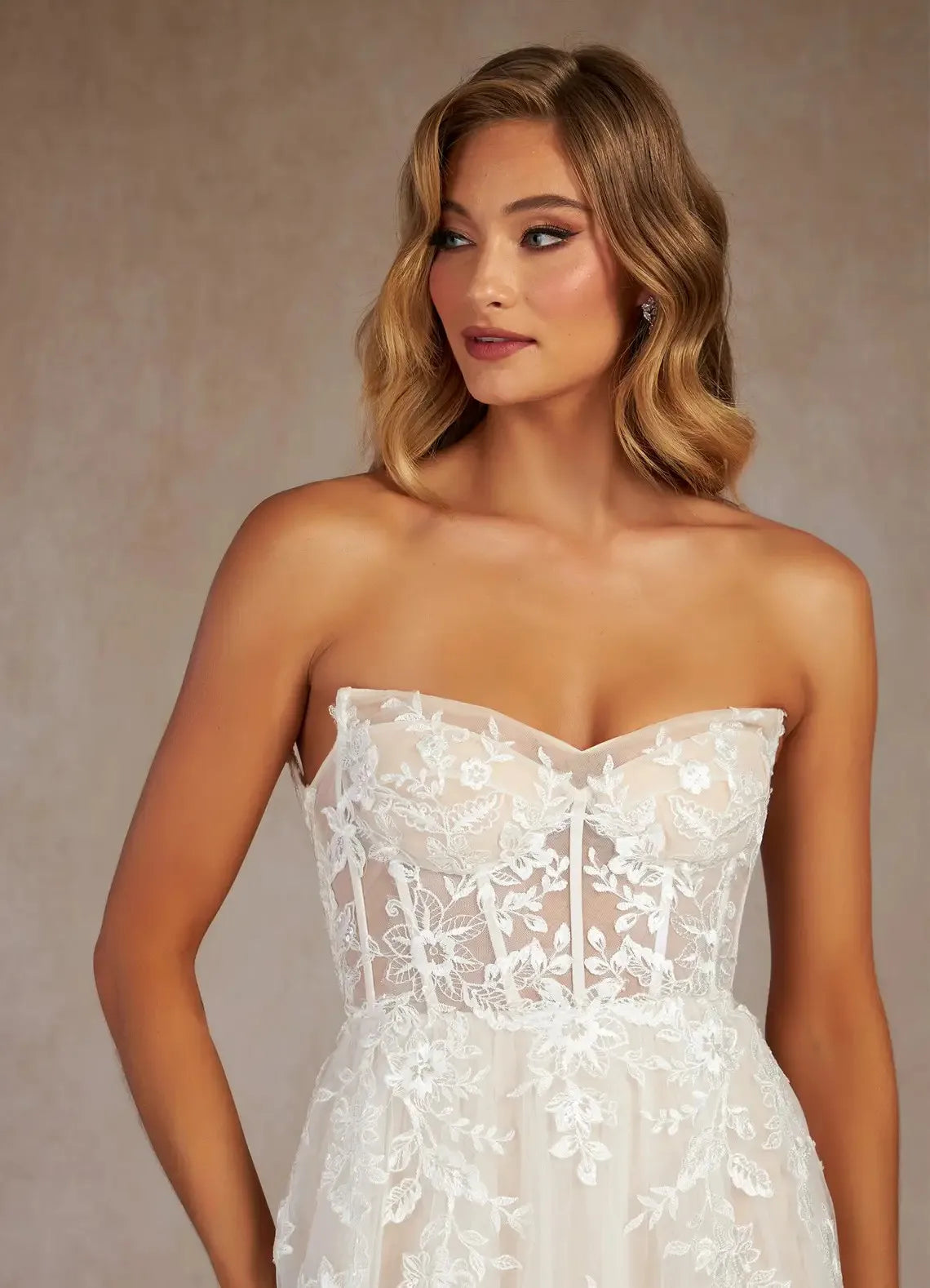 Populari abiti da sposa applique per la spalla in pizzo da spalla Sweeps Sweep Trian Made 2025 Rode de Morrie