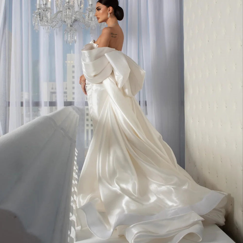 Свадебное платьe Vestidos de novia Wedding Weddings A-Line Elegant Off the Show Bridal Gowns for Sexy Women