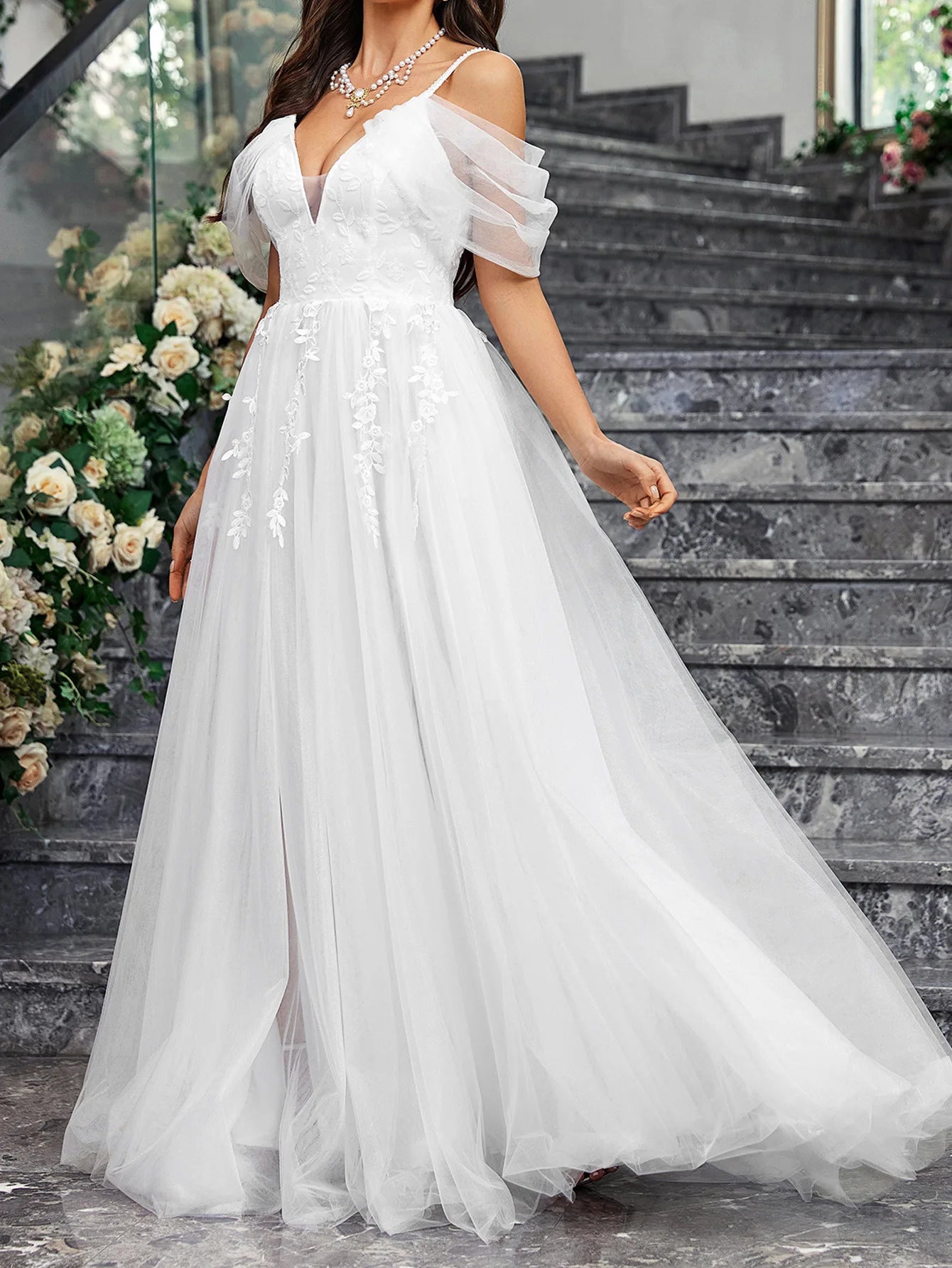 Robe de mariée noire sexy